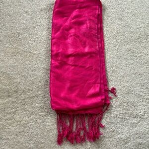 Pink scarf